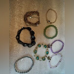 Elegant Multi-Color Bracelet Set